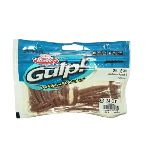 Berkley Gulp! Gusano de Arena color Camo