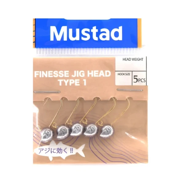 Cabeza plomada Mustad Finesse Jig head 2G