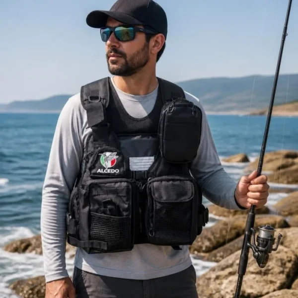 Chaleco de Pesca  Vest Competizione Negro